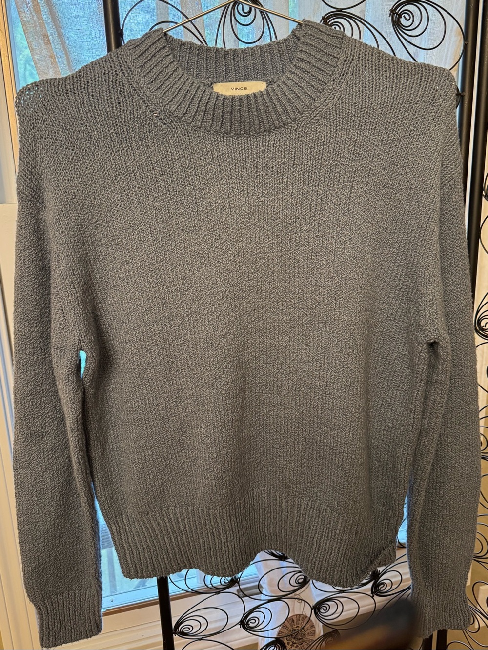 Vince Crewneck Cotton/Nylon Sweater Size Medium